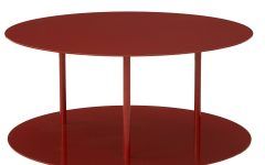 Round Red Coffee Tables