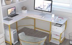 15 Best Collection of White Wood 1-drawer Corner Computer Desks
