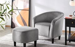  Best 20+ of Riverside Drive Barrel Chair and Ottoman Sets