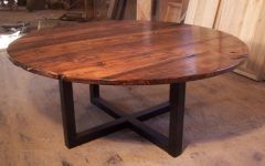 Round Industrial Coffee Tables