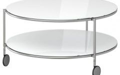 Glass Coffee Tables with Casters