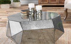 30 Collection of Round Mirrored Coffee Tables