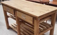 Freestanding Tables with Drawers