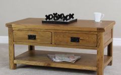 Rustic Coffee Table Drawers