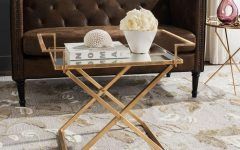 Antique Gold and Glass Coffee Tables