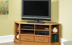 2024 Latest Corner Tv Stands with Drawers