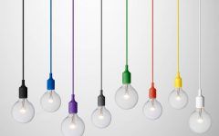 15 Ideas of Coloured Cord Pendant Lights