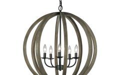  Best 15+ of Weathered Oak and Bronze Chandeliers