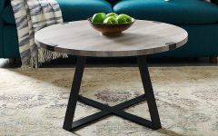 15 Inspirations Gray Wood Black Steel Coffee Tables