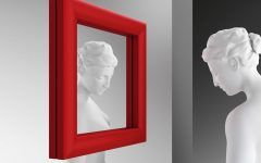  Best 15+ of Red Wall Mirrors