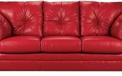 15 Ideas of Red Leather Couches