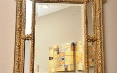 15 Collection of Antique Gold Scallop Wall Mirrors