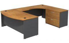 15 Collection of Graphite 2-drawer Compact Desks