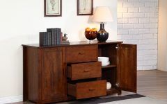 The 30 Best Collection of Strick & Bolton Dallas Walnut Buffets