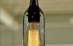 Wine Bottle Pendant Lights