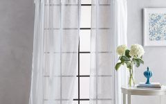 Tab Top Sheer Single Curtain Panels