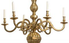 The 15 Best Collection of Natural Brass Six-light Chandeliers