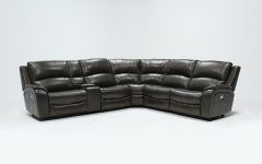  Best 30+ of Travis Dk Grey Leather 6 Piece Power Reclining Sectionals with Power Headrest & Usb
