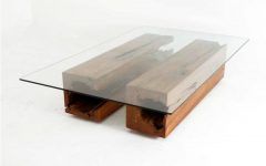 15 Ideas of Unique Glass Coffee Tables