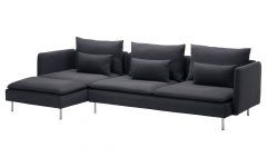 Top 15 of Riley Retro Mid-century Modern Fabric Upholstered Left Facing Chaise Sectional Sofas