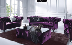 Velvet Purple Sofas