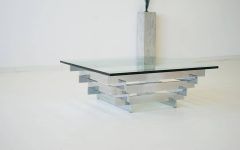 Glass and Chrome Coffee Tables