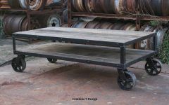 The 30 Best Collection of Rustic Coffee Table with Wheels