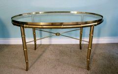 The 15 Best Collection of Antique Brass Round Cocktail Tables