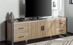 15 Inspirations Walker Edison Farmhouse Tv Stands with Storage Cabinet Doors and Shelves