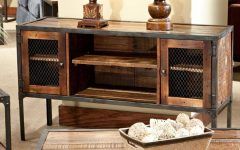 15 Best Ideas Reclaimed Wood and Metal Tv Stands