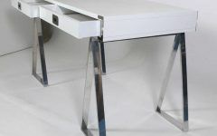 15 The Best White Lacquer and Brown Wood Desks