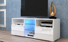 Best 15+ of White Gloss Tv Stand with Drawers