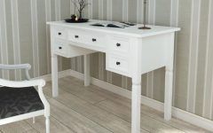 15 Collection of White and Cement Writing Desks