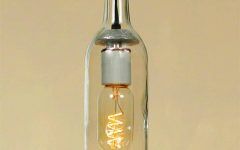 The 15 Best Collection of Wine Bottle Pendant Light Kits