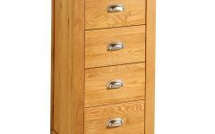 Natural Peroba 4-drawer Wood Desks