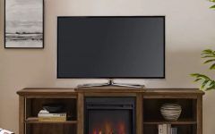 Hetton Tv Stands for Tvs Up to 70" with Fireplace Included
