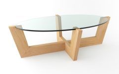 Wooden Coffee Tables with Glass Top