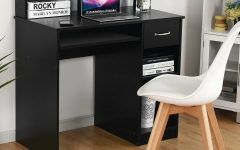 Corner Desks with Keyboard Shelf