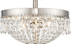  Best 15+ of Polished Nickel and Crystal Modern Pendant Lights